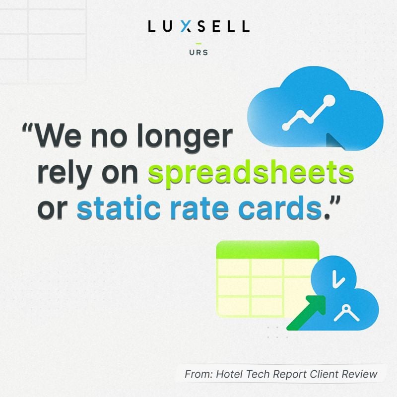 spreadsheets or static rate cards